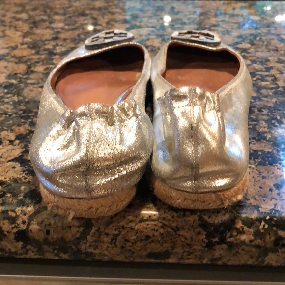Tory Burch Silver Espadrilles - Picture 2 of 7